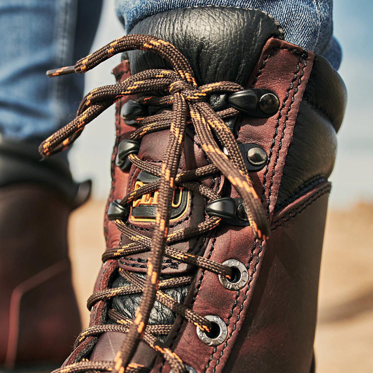 Cebu TK Lacer 8" Heavy Duty Work Boots - Steel Toe