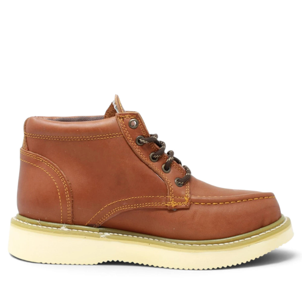 Acero Men´s Genuine Leather Moc Toe Borce Bordo Work Boot - Grasso Honey - Right Side View