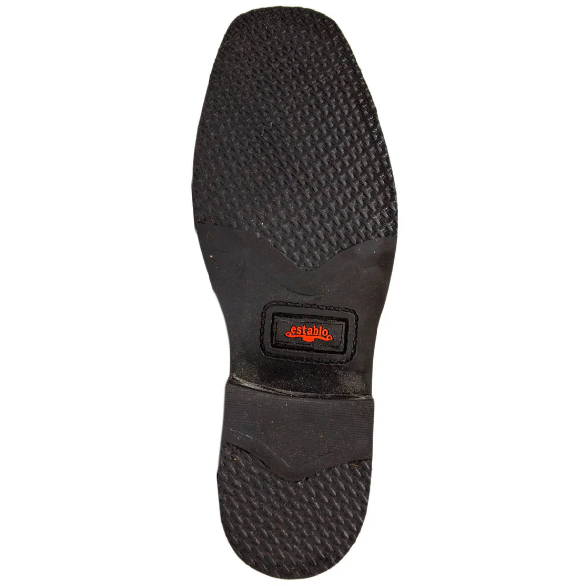 Establo Genuine Leather Pull-On Square Toe Work Boots - Soft Toe (Mango)