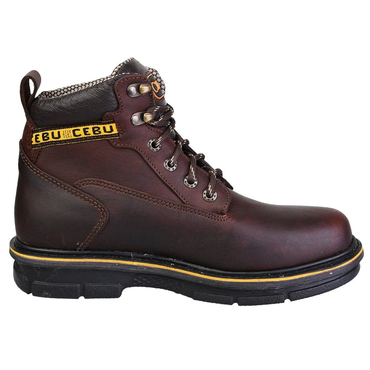 Botas de trabajo Cebu Walker BMX Lacer de 8" de uso intensivo - Punta blanda