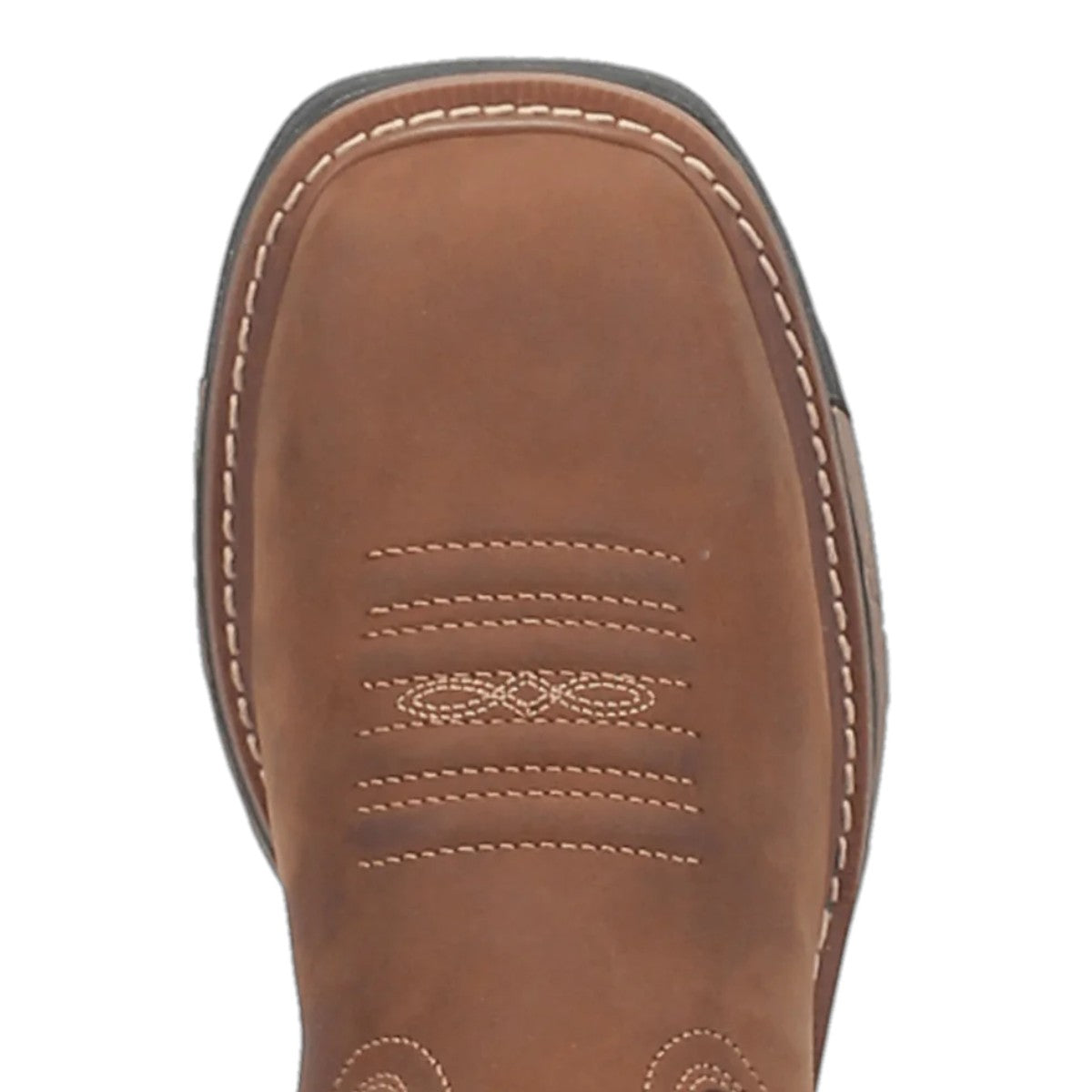 Dan Post Men´s Blayde Waterproof Leather Steel Toe Work Boots - Saddle Tan - Toe View