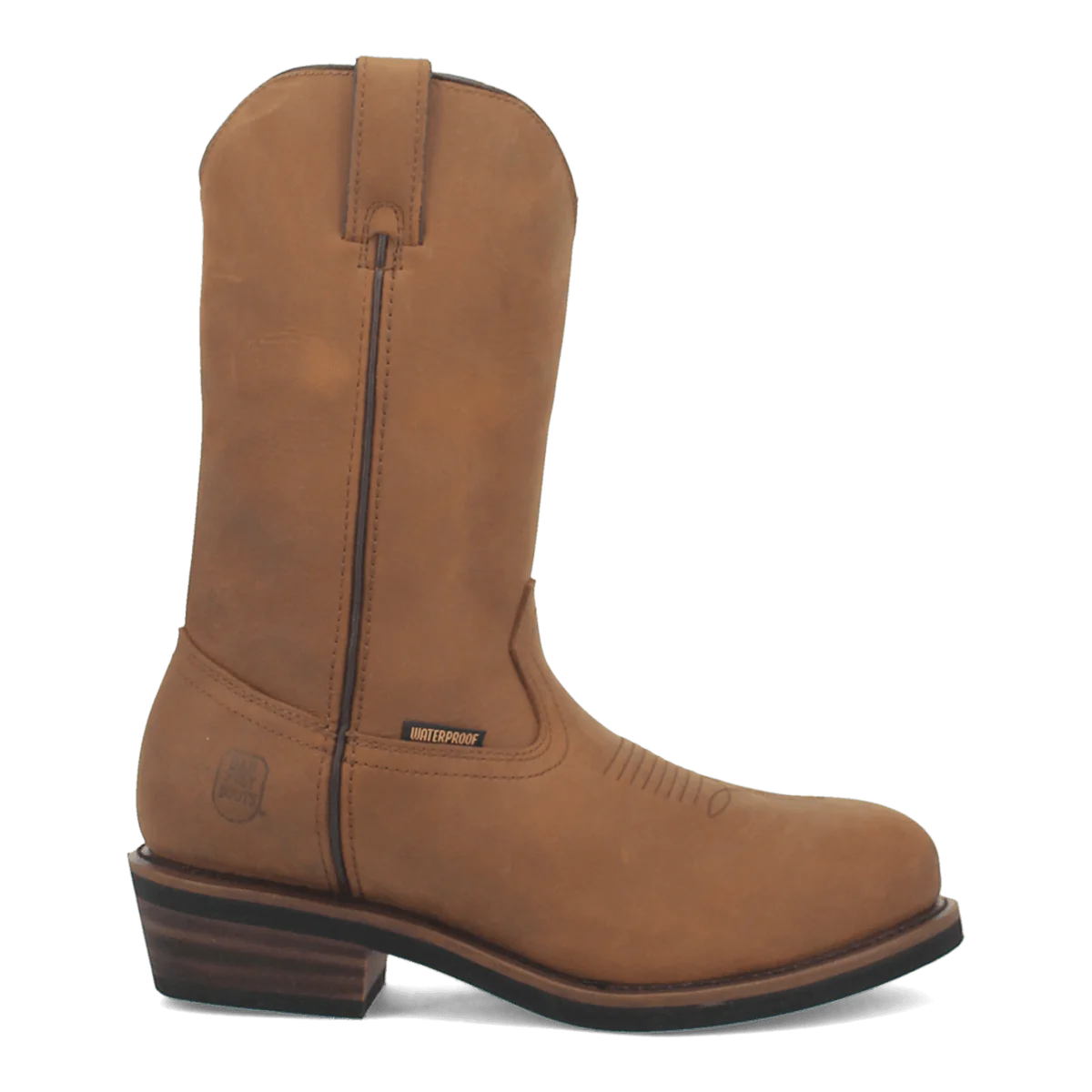 Dan Post Albuquerque Waterproof Leather Work Boots - Midbrown