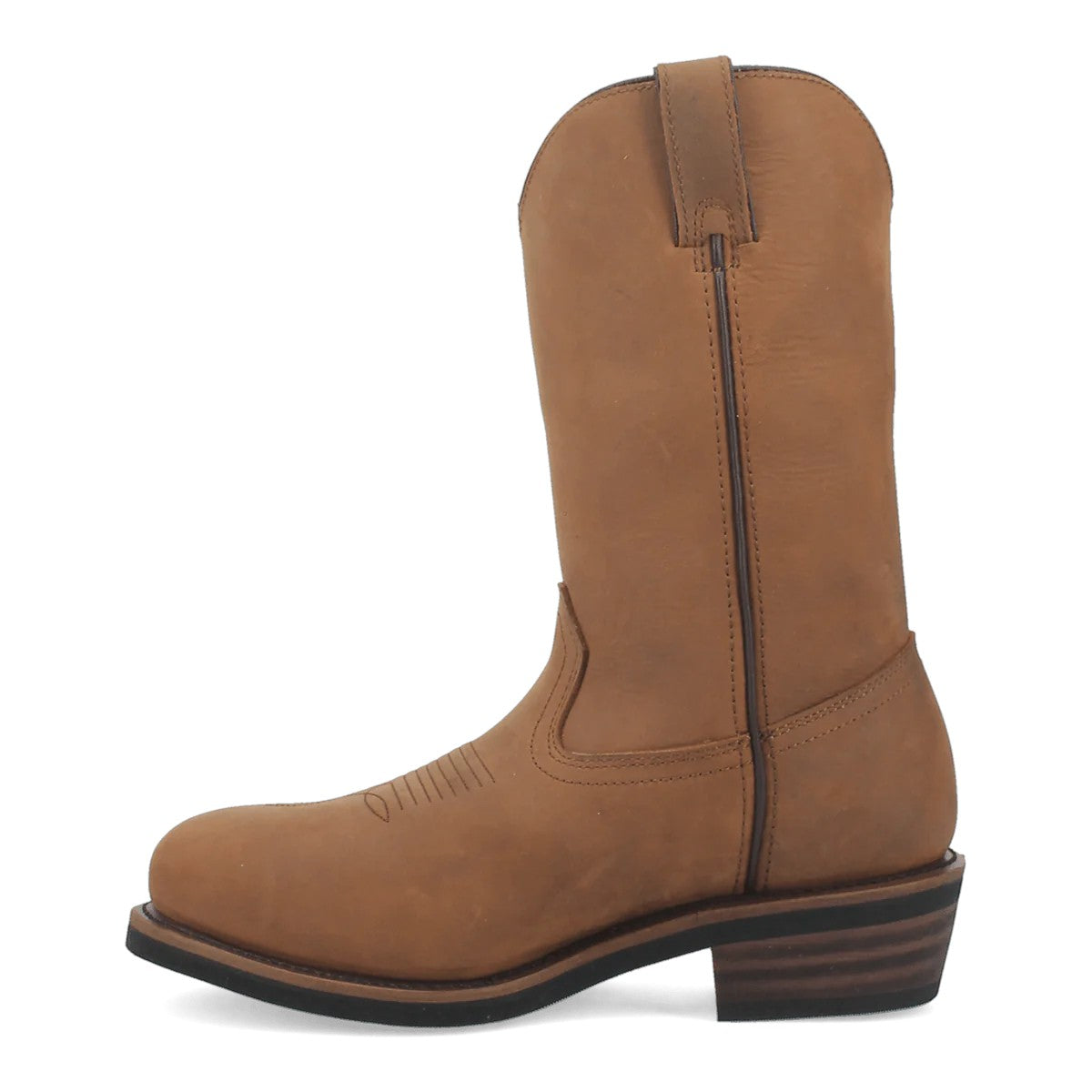 Dan Post Albuquerque Waterproof Steel Toe Leather Work Boots - Midbrown