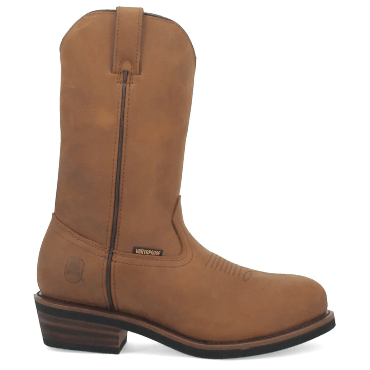 Dan Post Albuquerque Waterproof Steel Toe Leather Work Boots - Midbrown