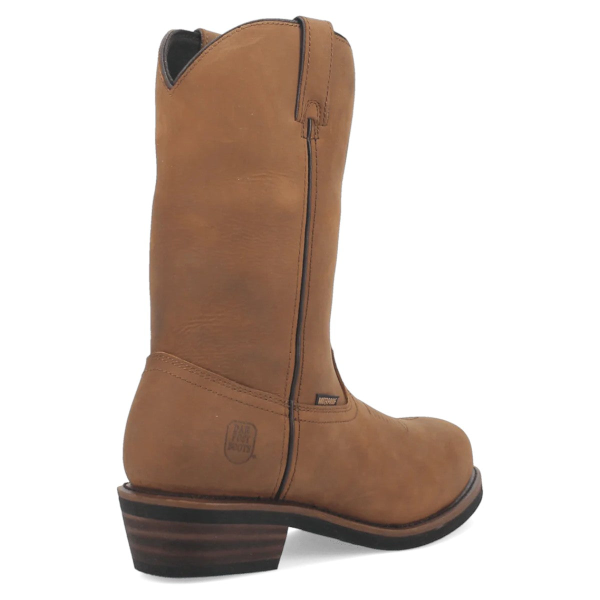 Dan Post Albuquerque Waterproof Steel Toe Leather Work Boots - Midbrown