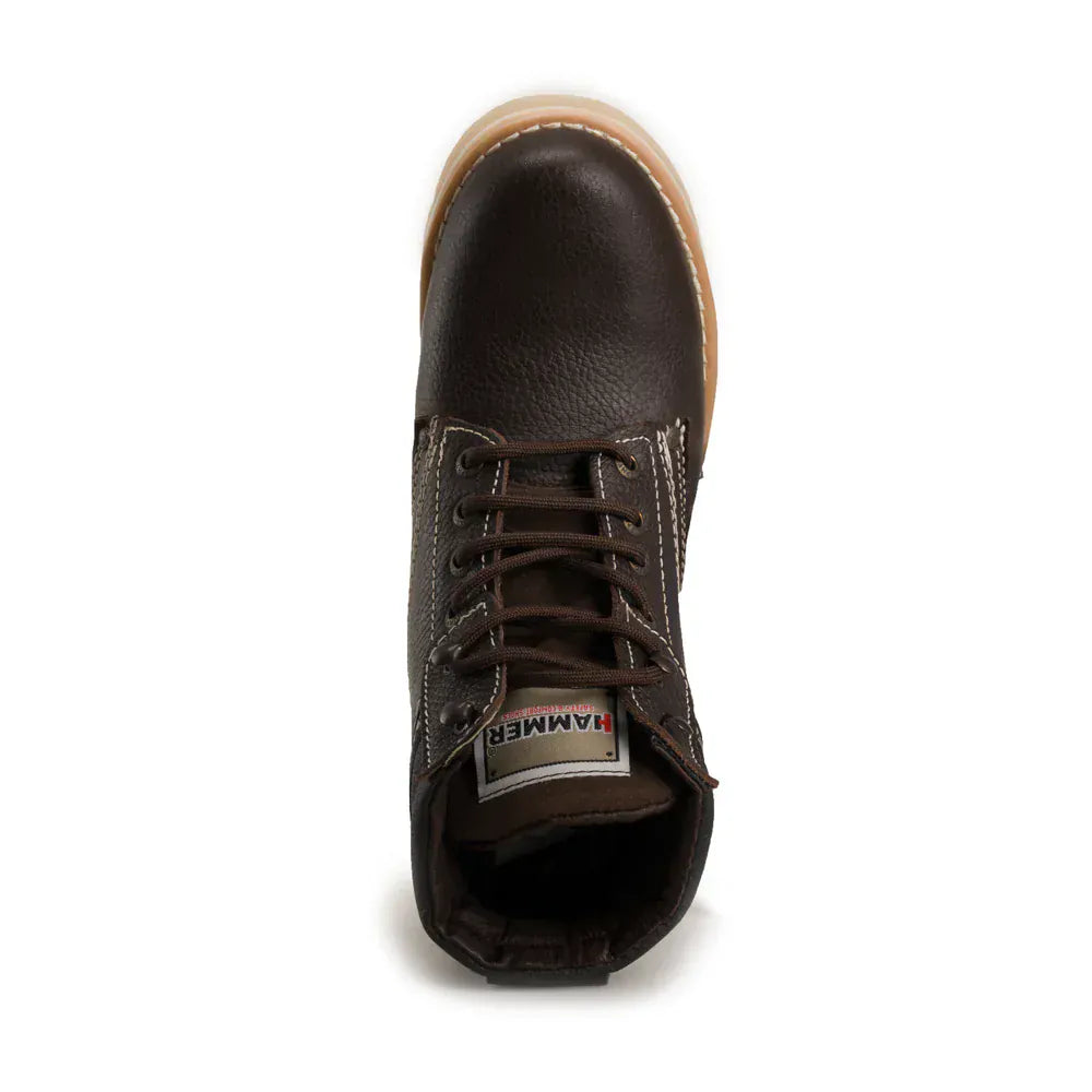 Joe Boots Boots Hammer Murphy Work Boots Doble Density Sole Leather Wine Color - Hammer Boots