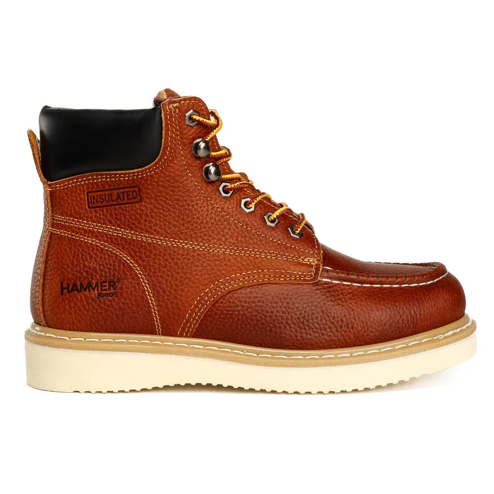 Hammer Men's Hunter Soft Moc Toe Work Boot - Tan - Right Side View