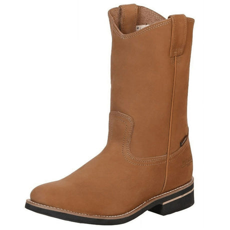 Establo Genuine Suede Leather Pull-On Work Boots - Soft Toe