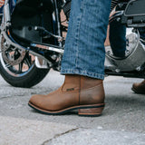Dan Post Albuquerque Waterproof Leather Work Boots - Midbrown