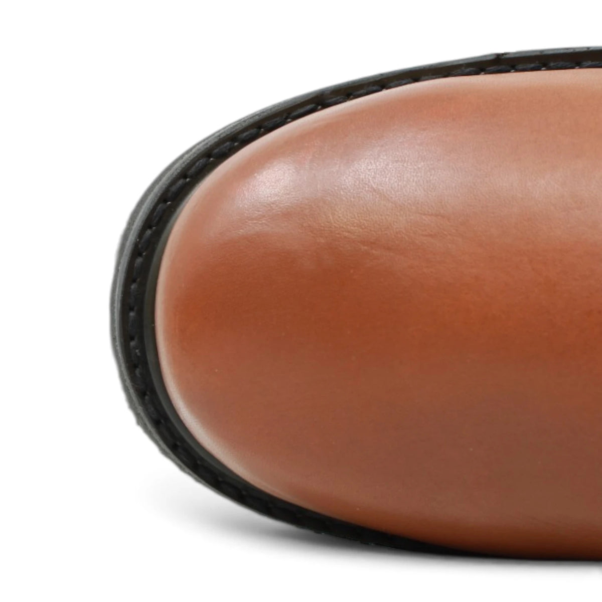 Acero Men´s Genuine Leather Round Roper Toe Work Boot - Grasso Honey - Toe View