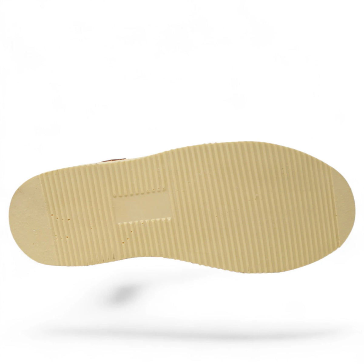 Acero Men´s Genuine Leather Round Roper Toe with Camel Striped Sole Work Boot - Grasso Honey - Sole View