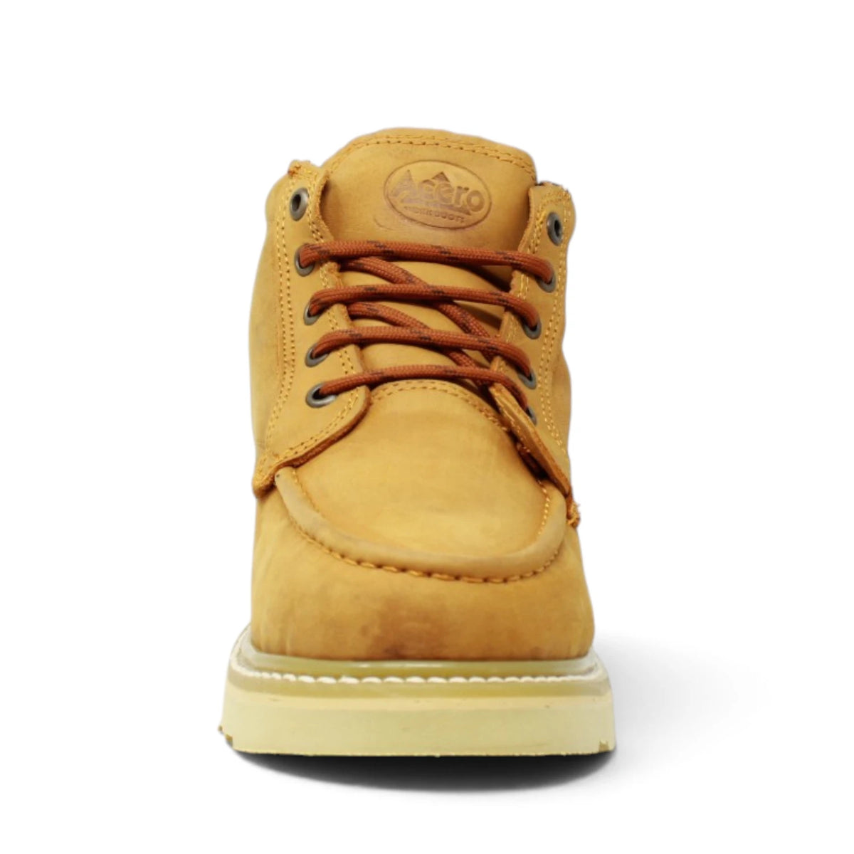 Acero Men´s Genuine Leather Moc Toe Borce Bordo Work Boot - Crazy Honey - Front View