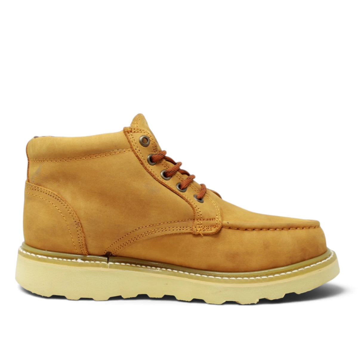 Acero Men´s Genuine Leather Moc Toe Borce Bordo Work Boot - Crazy Honey - Right Side View