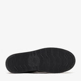 Jet Black Bonanza 6-inch moc toe work boots with durable leather and classic stitching