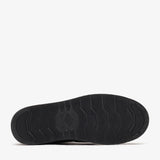 Jet Black Bonanza 6-inch steel toe work boots with moc toe design and durable leather upper sole