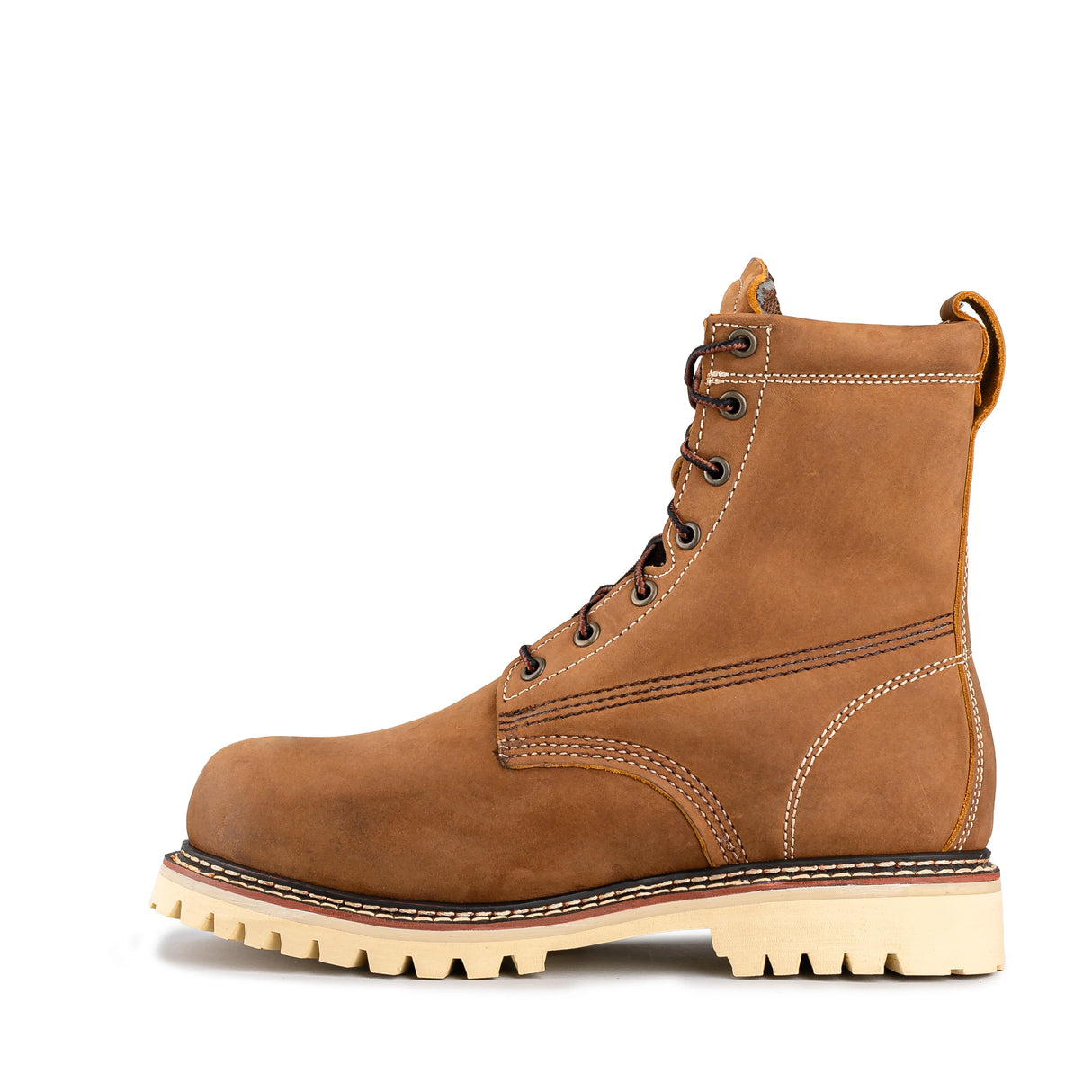 Bonanza Summit 8" Insulated WaterProof Plain Toe Work Boots