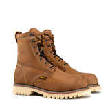 Bonanza Summit 8" Insulated WaterProof Plain Toe Work Boots