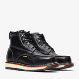 Botas de trabajo Bonanza Frontier Dual de 6" con puntera de acero, color negro