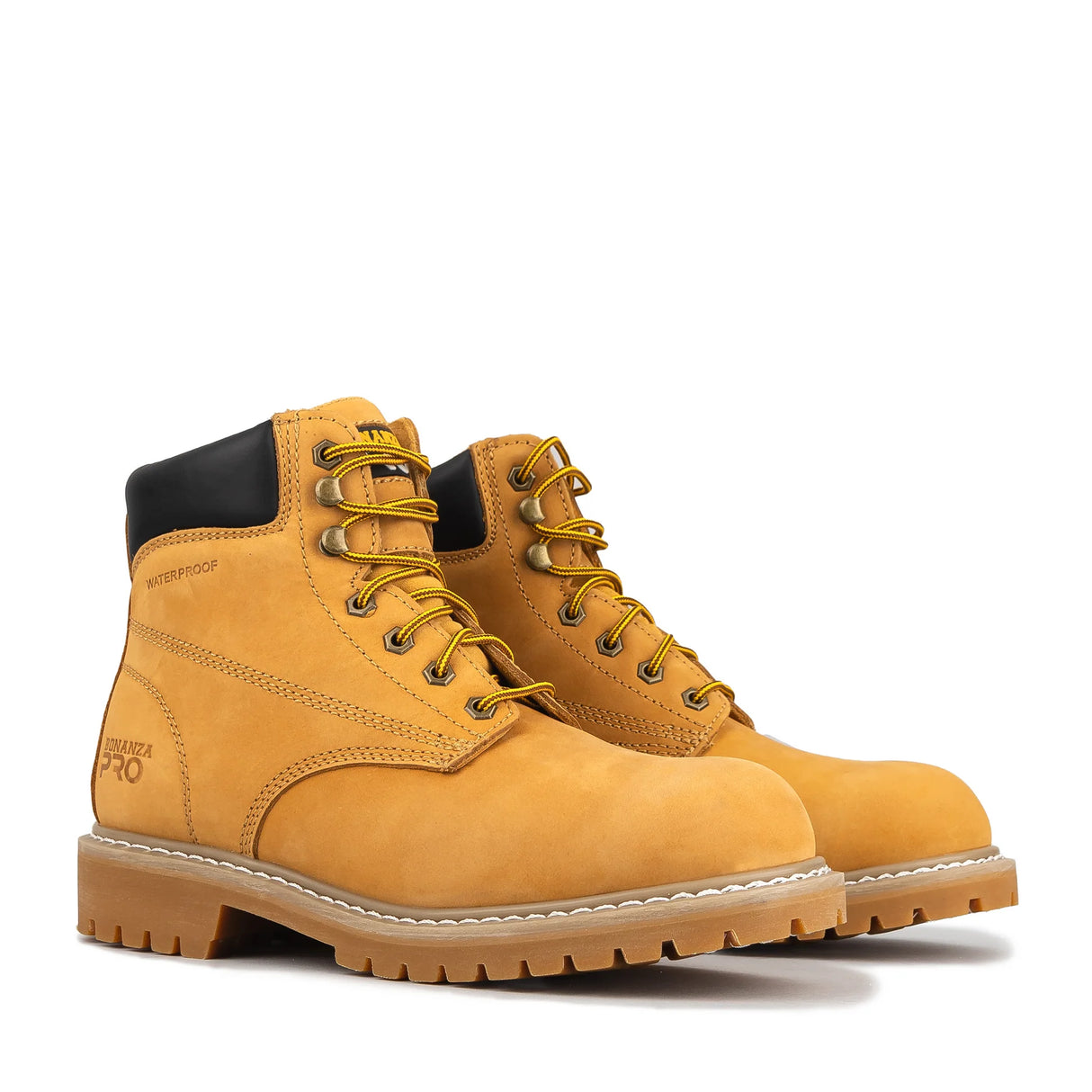 Bonanza Trailhead PRO 6" Waterproof Plain Toe Work Boots - Tan