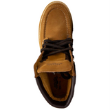 Establo Genuine Suede Leather Mil Rayas Moc Toe Work Shoes - Soft Toe