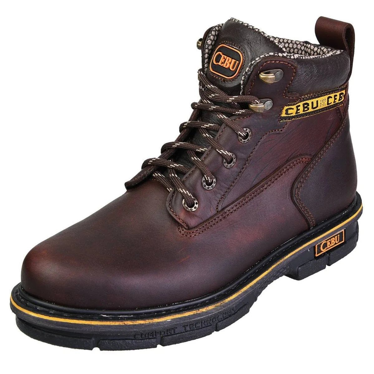 Cebu Walker BMX Lacer 8" Mid Duty Work Boots - Soft Toe
