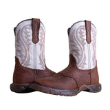 Cebu Comanche 10" Square Toe Western Work Boots - Soft Toe