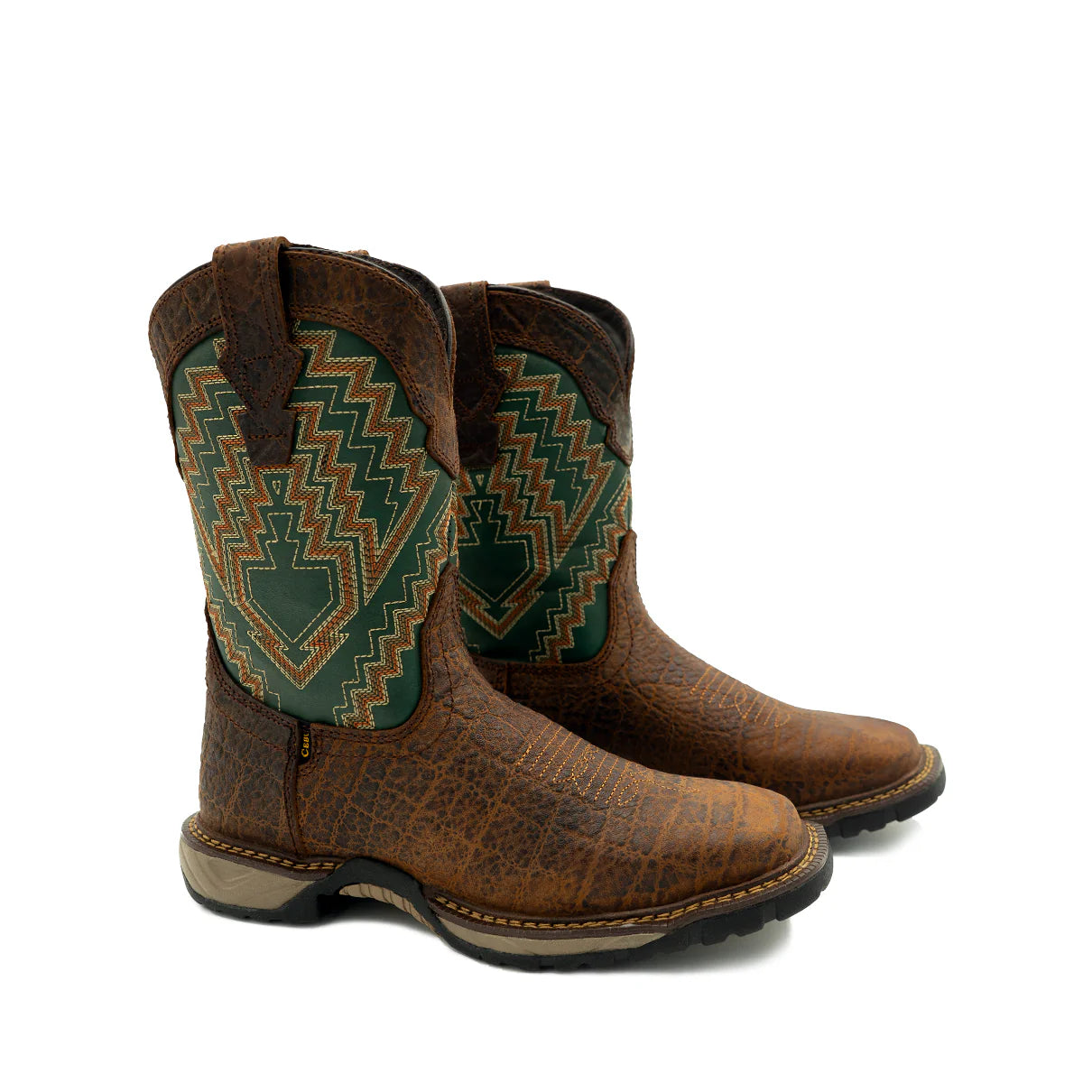 Botas de trabajo ultraligeras Cebu Cochise de 25 cm con punta cuadrada y puntera blanda