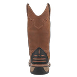 Dan Post Blayde Steel Toe Waterproof Leather Work Boots - Saddle Tan
