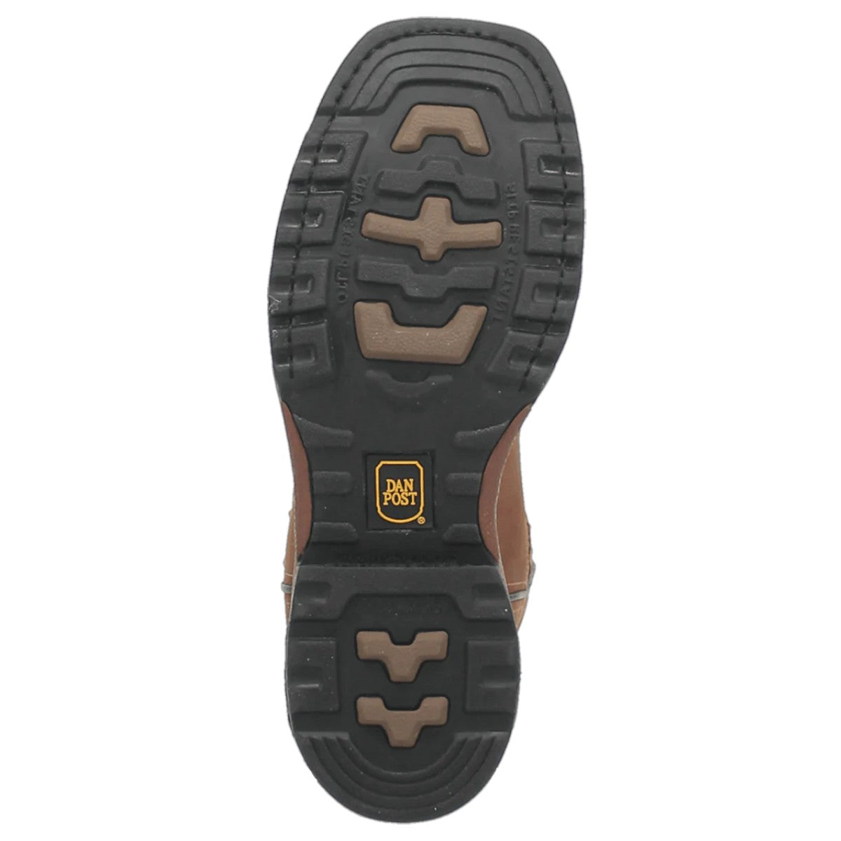 Dan Post Men´s Blayde Waterproof Leather Steel Toe Work Boots - Saddle Tan - Sole View