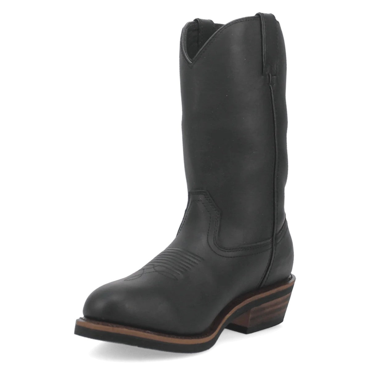 Dan Post Albuquerque Waterproof Leather Work Boots - Black