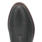 Botas de trabajo de cuero impermeables Dan Post Albuquerque - Negras