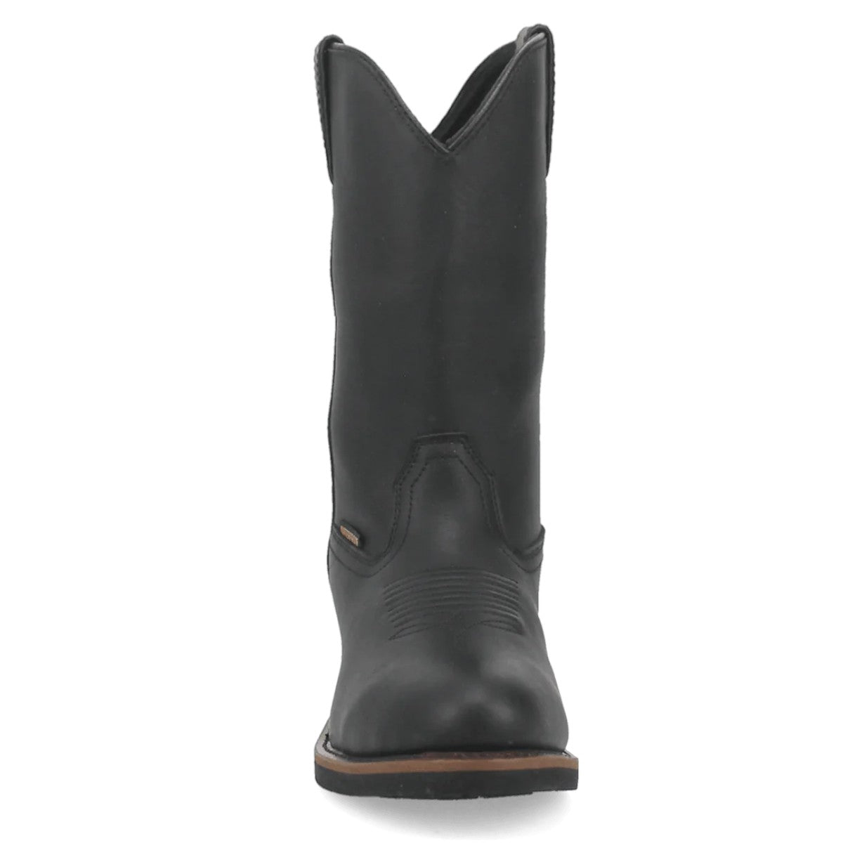 Botas de trabajo de cuero impermeables Dan Post Albuquerque - Negras