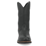 Botas de trabajo de cuero impermeables Dan Post Albuquerque - Negras