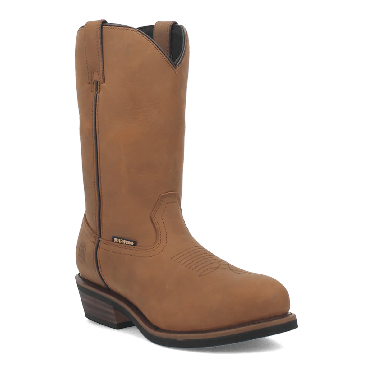 Dan Post Albuquerque Waterproof Leather Work Boots - Midbrown