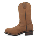 Botas de trabajo de cuero con punta de acero impermeables Dan Post Albuquerque - Marrón medio