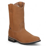 Establo Genuine Suede Leather Pull-On Work Boots - Soft Toe