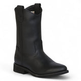 Establo Genuine Leather Pull-On Work Boots - Soft Toe