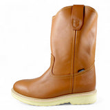 Establo Genuine Leather Mil Rayas Pull-On Work Boots - Soft Toe