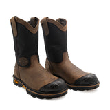 Cebu HL200 Heavy Duty Pull On 10" Work Boots - Soft Toe
