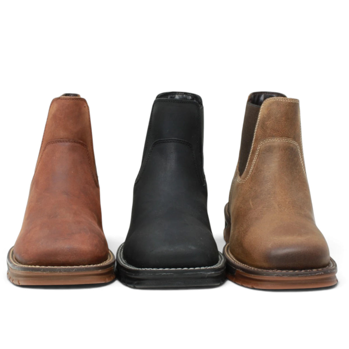 American West Men´s Genuine Leather Soft Toe Ankle Work Boot - Front View