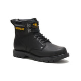 Men's Second Shift soft toe work boots in black by CAT right side view