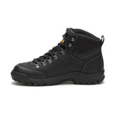 Men's Threshold waterproof work boots in black by CAT left side view