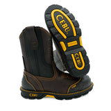 Cebu Farmer Pull On Soft Toe 10" Work Boots - Soft Toe & Rubber Shield