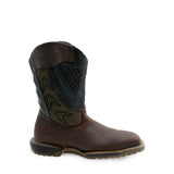 Cebu Ranger Wellington Pull On 10" Square Toe Work Boots - Steel Toe