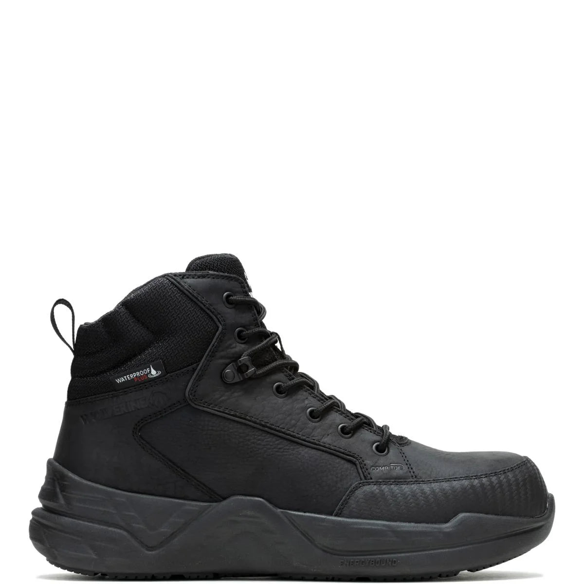 Men's 6″ ProShift LX EnergyBound CarbonMax work boots in black by Wolverine right side view