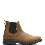 Men's Rancher Level Chelsea slip-on steel toe work boots in sudan brown by Wolverine right side view