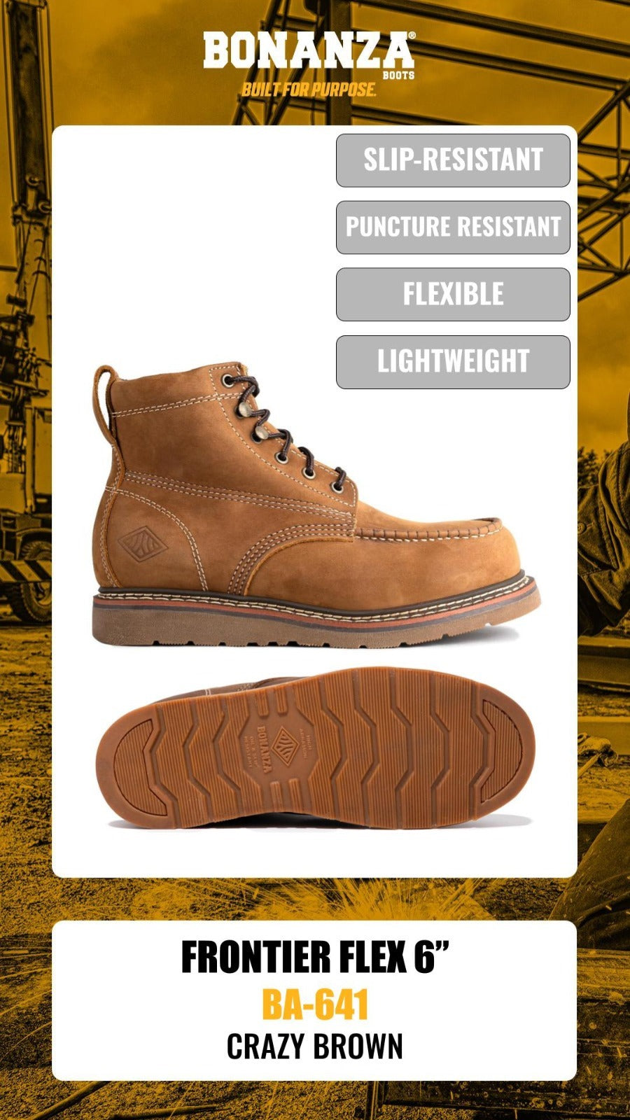 Bonanza Men´s Frontier Flex 6