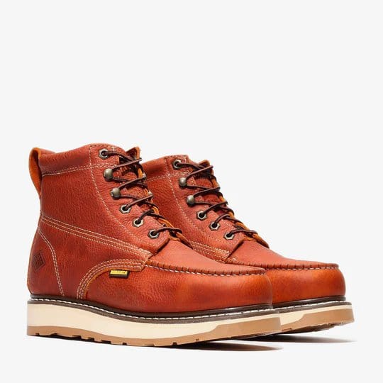 Bonanza Men´s Frontier Dual 6" Moc Toe Work Boots- Golden Brown