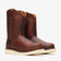 Bonanza Frontier 10-inch crazy brown Wellington work boots – durable leather, slip-on design pair