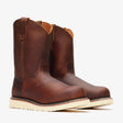 Bonanza Frontier 10-inch crazy brown Wellington work boots – durable leather, slip-on design pair